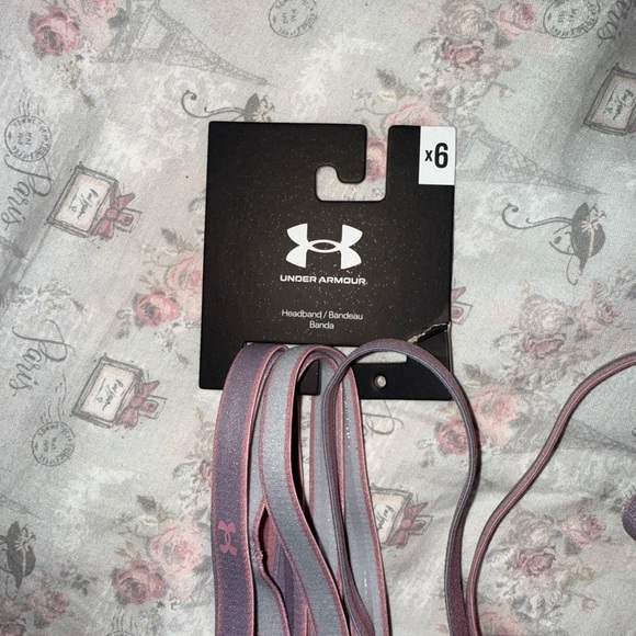 Under Armour Women's Pink and Gray Hairbands - Picture 2 of 2